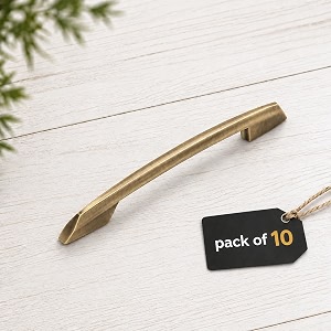 atom 7 inch zinc cabinet pull handle  antique finish  car dent remover puller compatible furniture handle  push bar 545  pack of 10