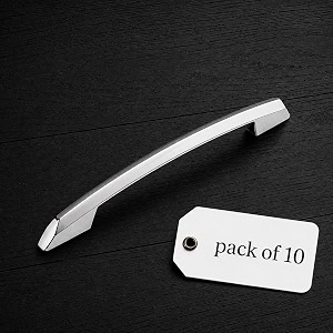 atom 85 inch zinc cabinet pull handle  cppt finish  versatile cabinet pull for drawer amp furniture  545  pack of 10
