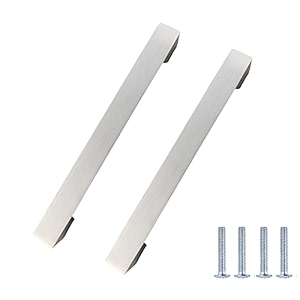 atom 2 pack 98 inches steel pull handle  silver satin finish  door handle  phs05
