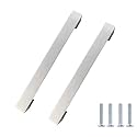 Atom 2 Pack 9.8 inches Steel Pull Handle | Silver Satin Finish | Door Handle | Phs05