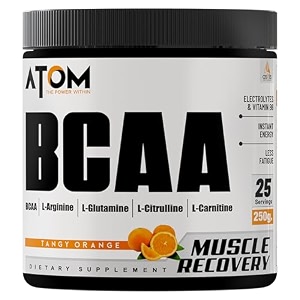 as-it-is atom bcaa 250g with l-arginine l-carnitine l-citrulline apple cinnamon