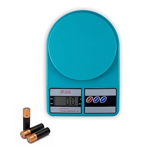 atom sf400 digital kitchen scale for home blue 5 kg  weight scale for food amp kitchen weighing machine  1 g accuracy with tare multiple weighing modes amp overload indicator lcd display