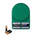 ATOM SF400 Digital Kitchen Scale for Home (Green, 5 Kg) | Weight Scale for Food & Kitchen Weighing Machine | 1 g Accuracy with Tare, Multiple Weighing Modes & Overload Indicator, LCD Display