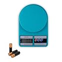 ATOM SF400 Digital Kitchen Scale for Home (Blue, 5 Kg) | Weight Scale for Food &amp; Kitchen Weighing Machine | 1 g Accuracy with Tare, Multiple Weighing Modes &amp; Overload Indicator, LCD Display