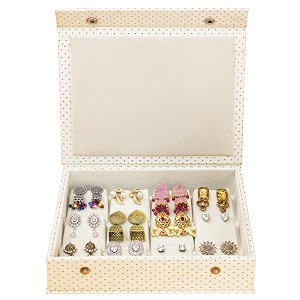 atorakushon PU Leather 12 Pairs Earring Organizer