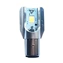 ATORSE DC12-36V 20W BA20D Headlight Lamp Light Single Bulb for Motorcycle - White