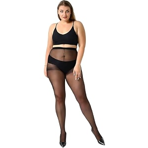 atox stockings for women  pantyhose sheer shine for honeymoon  comfortable amp stylish tights for women - full coverage amp glamorous look for all occasions in alpha 2xl 1 black