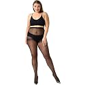 ATOX Stockings for Women | Pantyhose Sheer Shine for Honeymoon | Comfortable &amp; Stylish Tights for Women - Full Coverage &amp; Glamorous Look for All Occasions (IN, Alpha, 2XL, 1, Black)