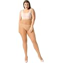 Women's Plus Size Control Top Tights, 70 Den, Ultra-Soft Pantyhose, 2 Pairs, Natural Nude (IN, Alpha, XS, 1, Beige)