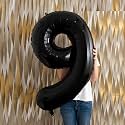 Atpata Funky Black Number Foil Balloons for Numeric Milestone Parties (40 INCH, 9)