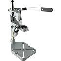ATPEAM Drill Press Adapter for Hand Drill - Double Hole Universal Bench Clamp Stand with Aluminum Base for Workshop and Repair