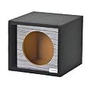 Atrend 12" Single Vented Platinum Wood Grain with Liquid Ink Hyrdrographics - USA Made with Heavy Duty Construction Subwoofer Box | Tuned to 35Hz | Pro-Tuned Bass Performance Proudly U.S.A. Built