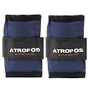 Atropos Adjustable Ankle/Wrist Weights| Ideal for Walking,Running,Jogging,Cycling,Gym &amp; Strength Training | Easy to Use on Ankle,Wrist,Leg. ((1kgs x 2 Units) = 2kgs, Blue)