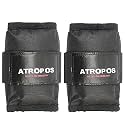 Atropos Adjustable Ankle/Wrist Weights| Ideal for Walking,Running,Jogging,Cycling,Gym &amp; Strength Training | Easy to Use on Ankle,Wrist,Leg. ((500grm x 2 units) =1kgs, Black)