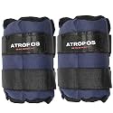 Atropos Adjustable Ankle/Wrist Weights| Ideal for Walking,Running,Jogging,Cycling,Gym &amp; Strength Training | Easy to Use on Ankle,Wrist,Leg. ((1.5kgs x 2 Units) = 3kgs, Blue)