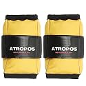 Atropos Adjustable Ankle/Wrist Weights| Ideal for Walking,Running,Jogging,Cycling,Gym &amp; Strength Training | Easy to Use on Ankle,Wrist,Leg. ((250grm x 2 Units) =500 grm, Yellow)