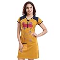 ATTEMPT Women39s Cotton NightyNightgownSleepwearShort Sleeve NightiesNightdressFemale Nightwear