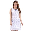 ATTEMPT Women39s Cotton Printed Knee Length Night