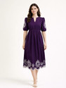 Attends Women Embroidered A-line Kurta