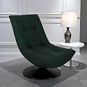 The Attic Flora Nest Lounge Chair, Living Room, Bedroom Modern Chair, Cozy &amp; Comfy Chair Biscotti Color