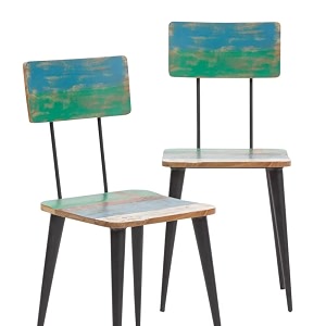 the attic frawn multicolor chair set of 2