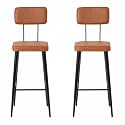 The Attic Frawn Tan Bar Chair Set of 2