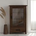 THE ATTIC Sheesham Wood Solid Wood Close Book Shelf