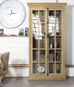 the attic solid wood close book shelf