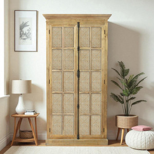 the attic solid wood close book shelf