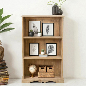 the attic solid wood close book shelf