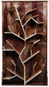 THE ATTIC Solid Wood Close Book Shelf (Finish Color - Honey 3, Pre-assembled)