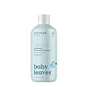 ATTITUDE Baby Bubble Bath & Body Wash, Good Night, EWG Verified, 16 Fl Oz