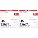 ATTITUDE Dishwasher Pods, Plant-Based &amp; Vegan, Phosphate-Free Detergent Tablets, Naturally Derived, Unscented, 26 Count (Pack of 2)