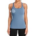 ATTRACO Ribflex Ribbed Workout Tank Tops for Women with Built in Bra