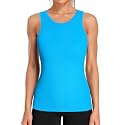 ATTRACO Ribflex Workout Tank Tops for Women Full Length Gym Athletic Top