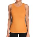 ATTRACO Ribflex Workout Tank Tops for Women Full Length Gym Athletic Top