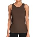 ATTRACO Ribflex Workout Tank Tops for Women Full Length Gym Athletic Top