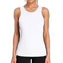 ATTRACO Ribflex Workout Tank Tops for Women Full Length Gym Athletic Top