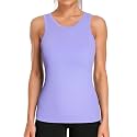 ATTRACO Ribflex Workout Tank Tops for Women Full Length Gym Athletic Top