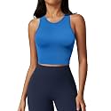 ATTRACO Ribflex Workout Tank Tops for Women Full Length Gym Athletic Top