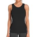 ATTRACO Ribflex Workout Tank Tops for Women Full Length Gym Athletic Top