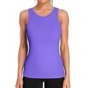ATTRACO Ribflex Workout Tank Tops for Women Full Length Gym Athletic Top