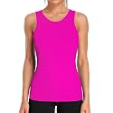 ATTRACO Ribflex Workout Tank Tops for Women Full Length Gym Athletic Top