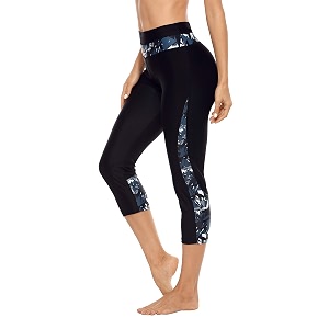 attraco swim pants for women high waisted swim capris swim shorts swimming leggings