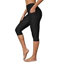 ATTRACO Swim Pants for Women High Waisted Swim Capris Swim Shorts Swimming Leggings