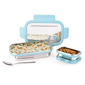 Attro Lunchmate Stainless Steel Airtight Leak-Proof Lunch