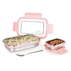 Attro A Lunchmate Stainless Steel Airtight Leak-Proof