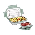 ATTRO Lunchmate Stainless Steel Airtight Leak-Proof Lunch Box for Office, School, Picnic, 800 Ml - Green