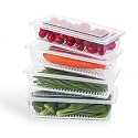 ATTRO Stack Space Fridge Storage Containers with