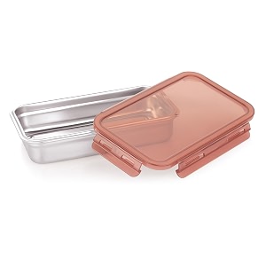 Attro Steelox Rectangle Stainless Steel Container with